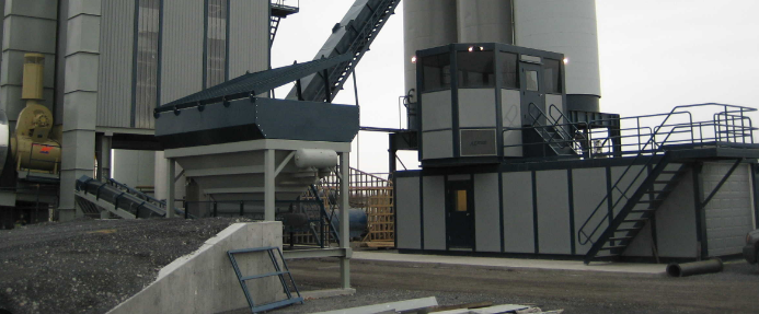 High-Temperature Asphalt Batching Plant Blade