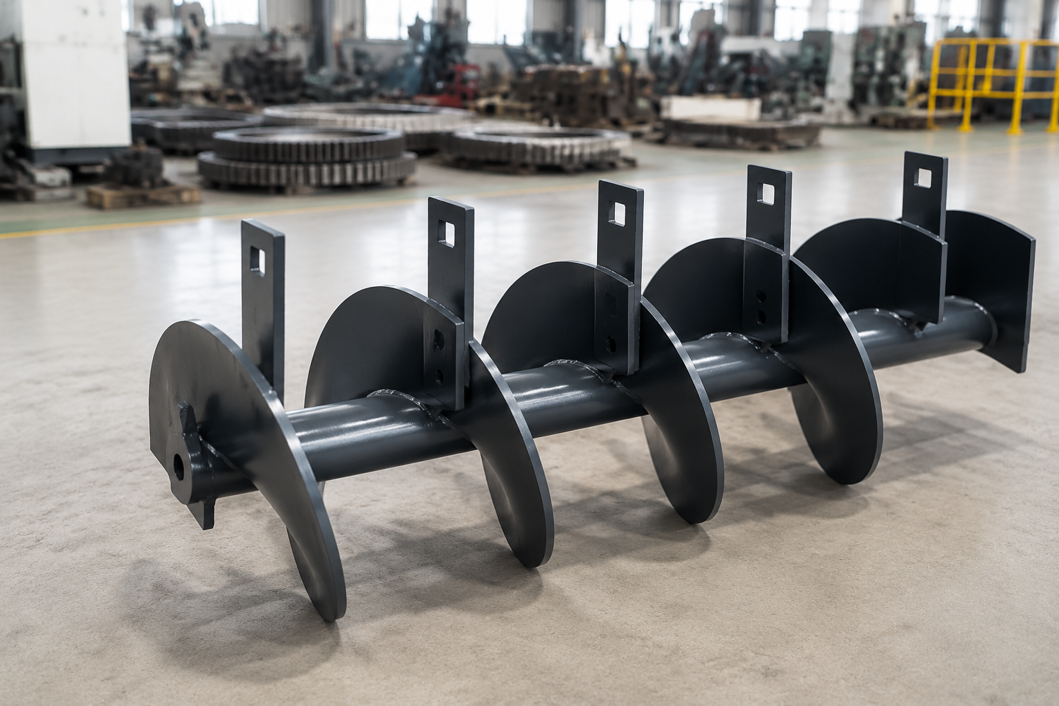 Easy-Install Asphalt Paver Spiral Blade