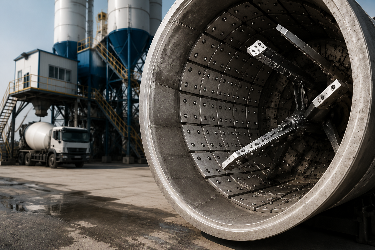 Ultra-Durable Lining Plate for Concrete Mixing Plants