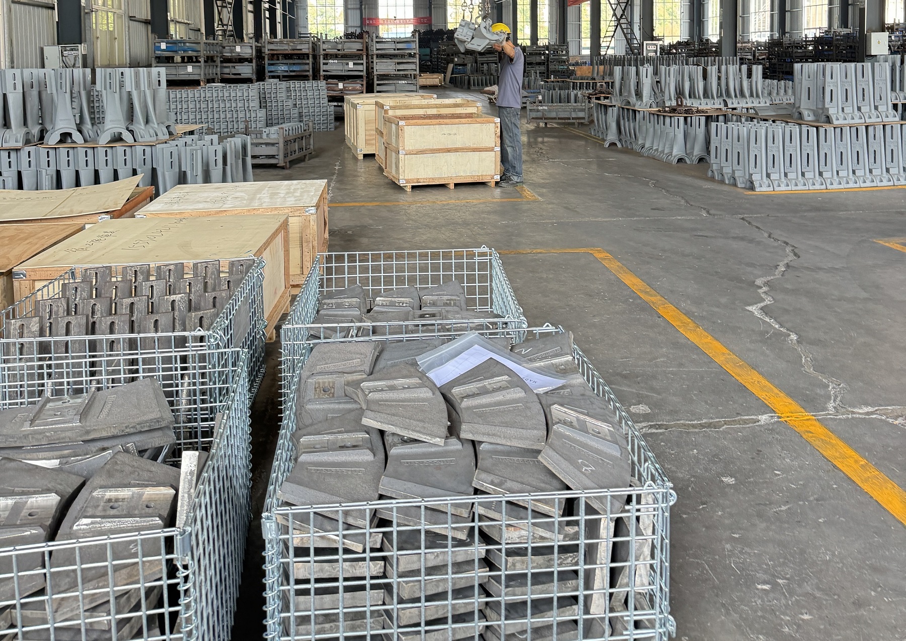 Shipment of Liner Plates and Mixing Arms to Japan Successfully Completed