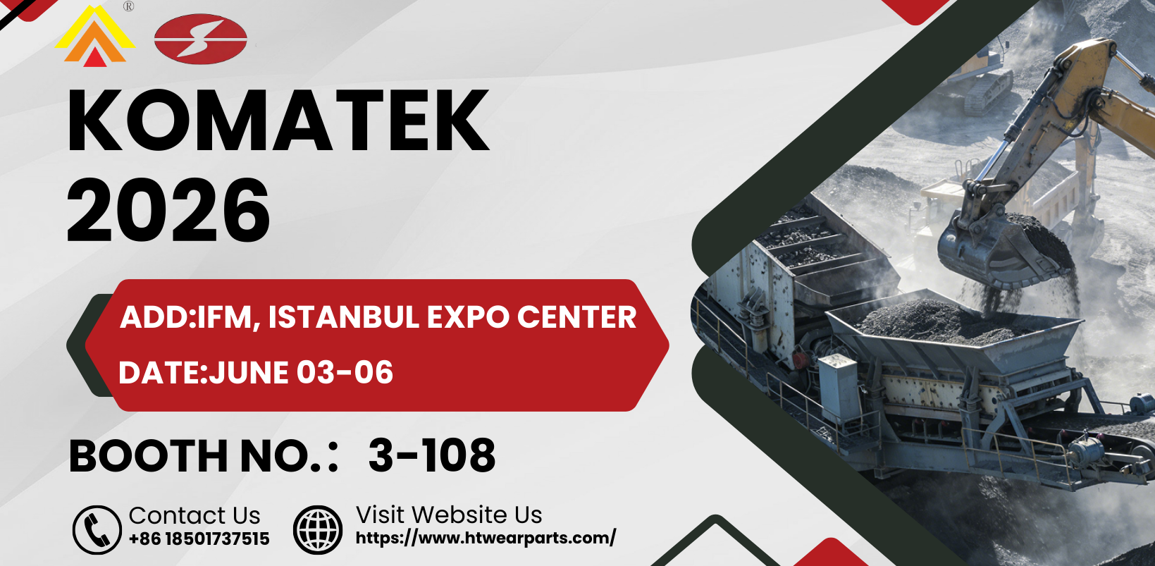 KOMATEK 2026 Preview: Meet Us in Istanbul for Advanced Wear Parts Solutions